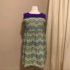 💚💜 colorful peter pan collar dress 💛💚